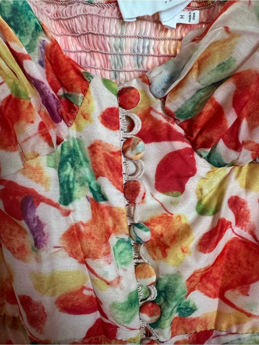 ASTR the Label Tazia Floral Maxi Dress in a red multi print - Picture 7 of 8